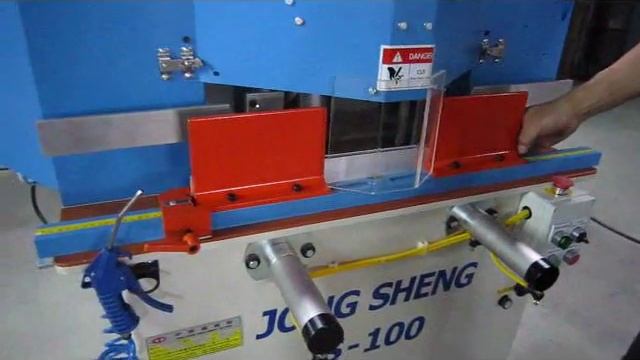 JS-100 Double Miter Saw for Aluminum смотреть онлайн