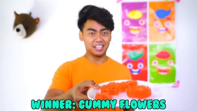 GUMMY VS REAL FOOD 8... смотреть онлайн