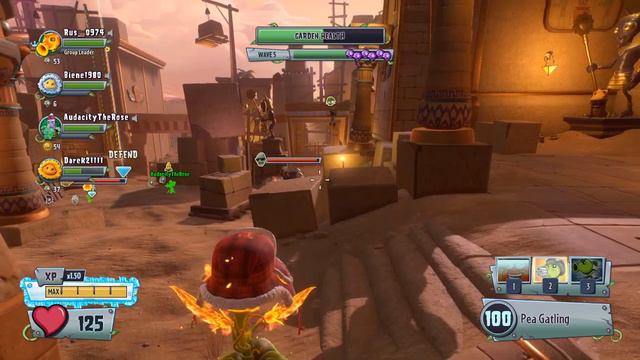 ГАРДЕН ОПС НА CRRRAAAAAAZY! СЛОЖНОСТИ за ОГНЕННОГО ГОРОХОСТРЕЛА - PvZ GW2 #9 смотреть онлайн
