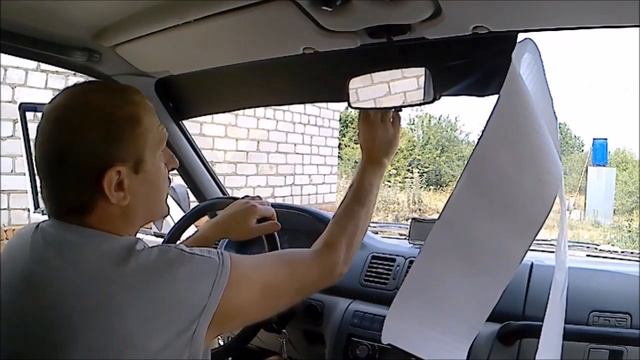 УАЗ ПАТРИОТ тёмная лента на лобовое стекло смотреть онлайн