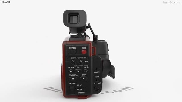 JVC VideoMovie Camcorder 3D model by Hum3D.com смотреть онлайн