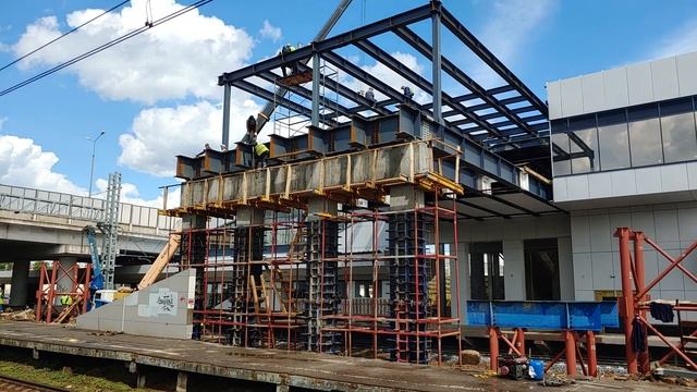 Ход реконструкции стации "Крюково" в Зеленограде смотреть онлайн