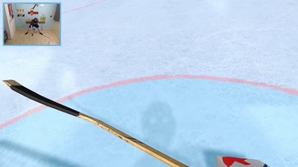 ICE HOCKEY SIMULATOR IN VIRTUAL REALITY!  | Goalie Challenge VR (HTC Vive Gameplay)
