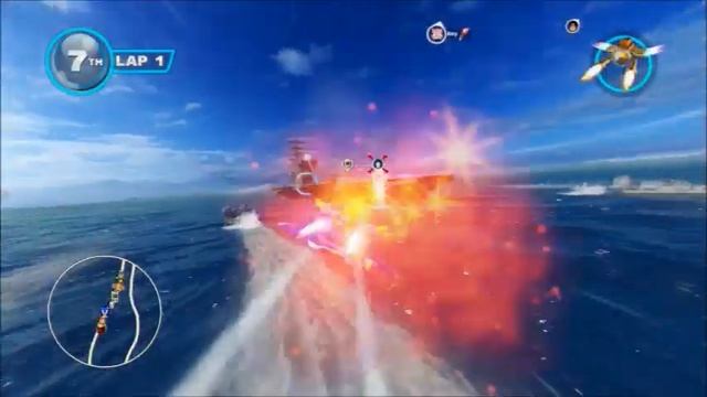 Sonic & All-Stars Racing Transformed (PS3) Sonic in Dragon Cup (Expert) смотреть онлайн