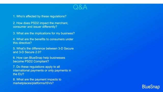 Webinar - PSD2: How to Avoid an EU Sales Meltdown Come September 14. смотреть онлайн