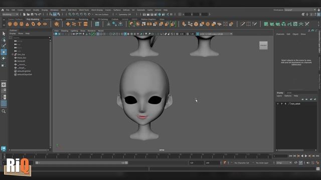 How to mirror BlendShape (Wrap) in Maya смотреть онлайн