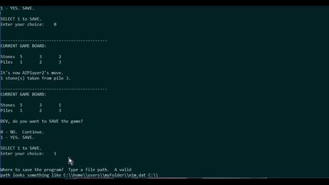 Demonstration of NIM Game Coded in C++ (NO SOURCE CODE) смотреть онлайн