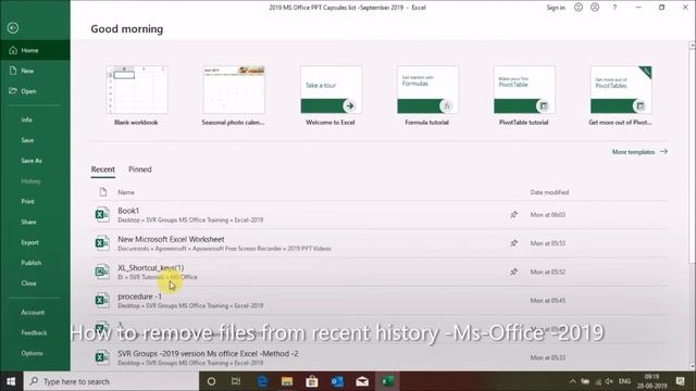 How to Delete file in Excel in MS Office -2019 Version/ How do we delete file in Excel file смотреть онлайн