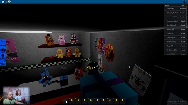 РОБЛОКС ФНАФ АНИМАТРОНИКИ Roblox Animatronic world смотреть онлайн