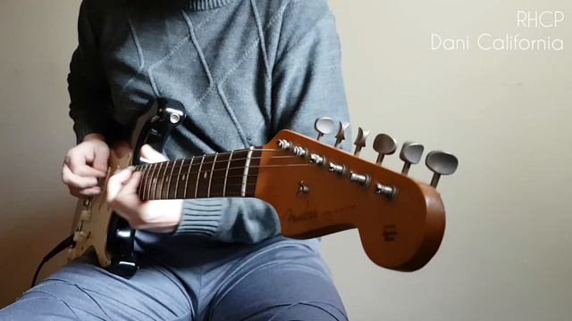 RHCP - Dani California (solo cover) - Fender Stratocaster Road Worn Hotone purplewind смотреть онлайн
