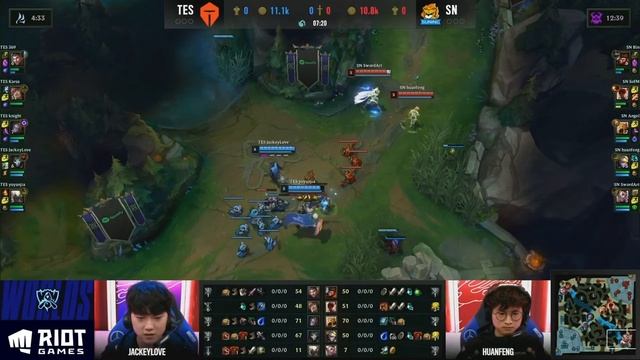 SN vs TES | Полуфинал Игра 1 | World Championship | Suning vs. Top Esports (2020) смотреть онлайн