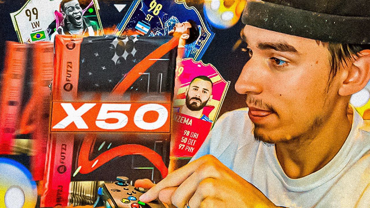 Вы НЕ ПОВЕРИТЕ, что я ПОЙМАЛ в паке 10х84+ | ОТКРЫЛ 50 ПАКОВ 10х84+ в ФИФА 23 | паки в фифа 23 смотреть онлайн