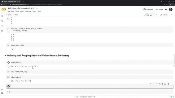 Python - Dictionaries!