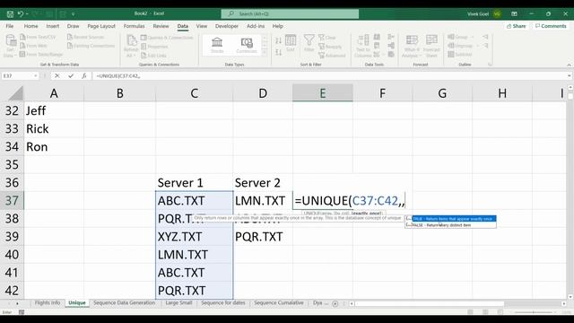 Unique Function in Excel | Unique Dynamic Array Function смотреть онлайн