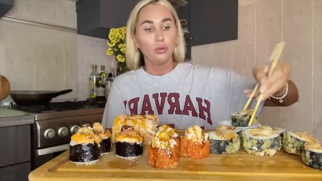 МУКБАНГ/РОЛЛЫ/НОВАЯ ДОСТАВКА/