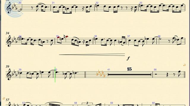 Horn - For Once in My Life - Stevie Wonder - Sheet Music, Chords, & Vocals смотреть онлайн