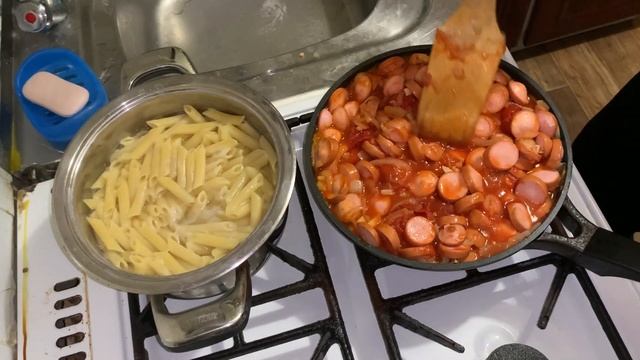 Макароны с сосисками в духовке (РЕЦЕПТ) смотреть онлайн
