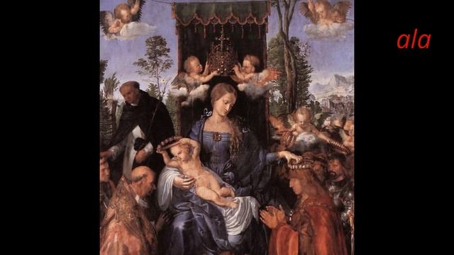 Albrecht Durer. "Rosenkranzfest" /// "Праздник розовых венков" смотреть онлайн