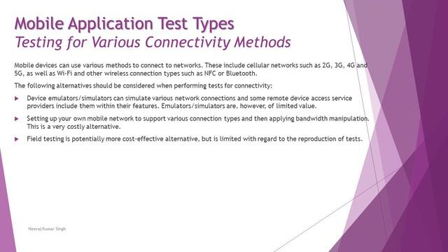 ISTQB Mobile Tester | 2.3 Testing for Various Connectivity Methods | ISTQB Tutorials смотреть онлайн
