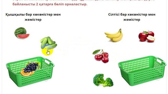 Тест "Табиғи қышқылдар мен сілтілер" смотреть онлайн
