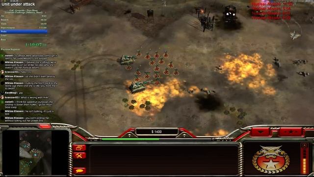 [C&C Zero Hour] Speedrun practice - Infantry Challenge on Hard Mode смотреть онлайн