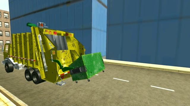Trash truck driving game play | Garbage Collecting from the city | Android garbage truck games... смотреть онлайн