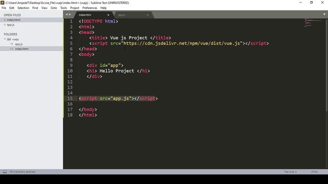 #2 Setup Support and Elements | Vue JS Tutorial смотреть онлайн