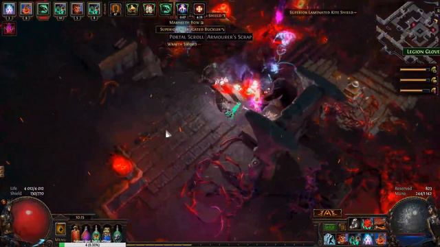 Path Of Exile (Delirium) - The Temple Of Atzoatl As A Level 85 Necromancer