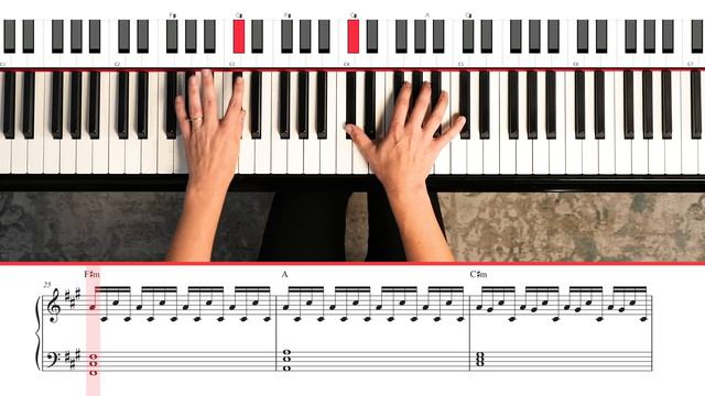 How to Play "Experience" by Einaudi (Beginner Song Tutorial) смотреть онлайн