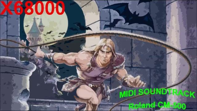 Akumajou Dracula (X68000) - MIDI CM-500 Soundtrack - Track 03 - Vampire Killer смотреть онлайн