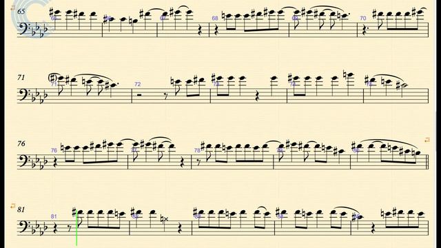 Trombone - Love More - Chris Brown & Nicki Minaj - Sheet Music, Chords, and Vocals смотреть онлайн