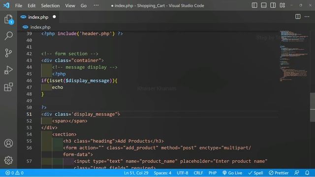 Build an Unstoppable Shopping Cart with PHP and MySQL - Display Message #10 смотреть онлайн