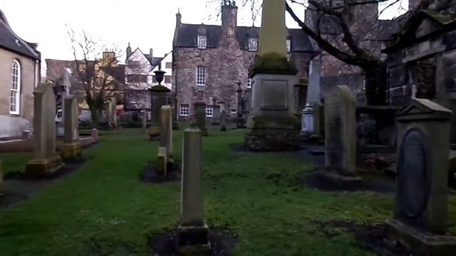 Robert Fergusson's Memorial, Canongate Kirk, Edinburgh смотреть онлайн