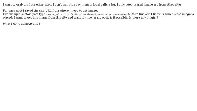 Wordpress: Get image from external URL смотреть онлайн