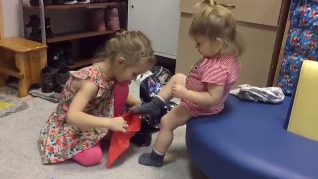 так мы одеваемся - частный детский сад Мытищи - Совенок смотреть онлайн