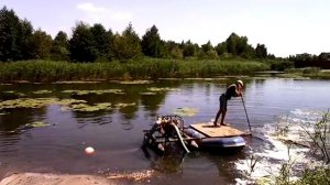 Намыв пляжа миниземснарядом