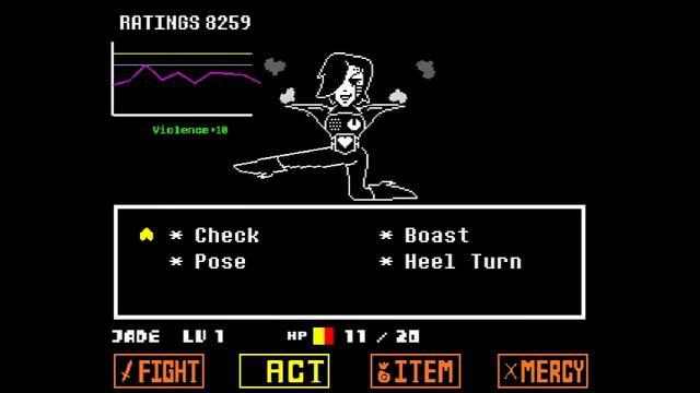 Undertale - Mettaton EX Ratings War смотреть онлайн