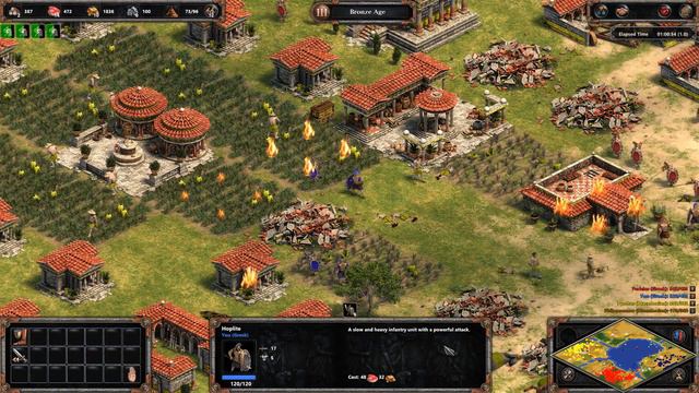 Age of Empires: Definitive Edition | 2 vs. 2 | Greeks vs. Macedonians | part 4 смотреть онлайн