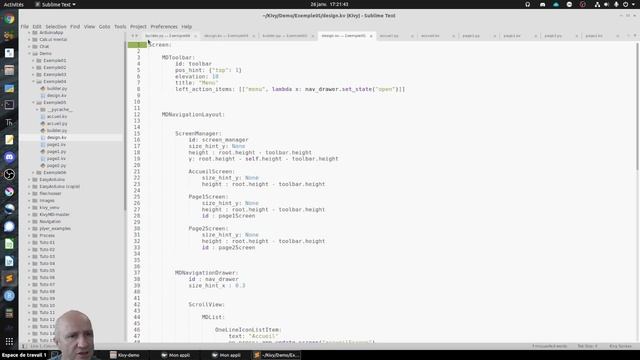 Utiliser le ScreenManager avec Kivy смотреть онлайн