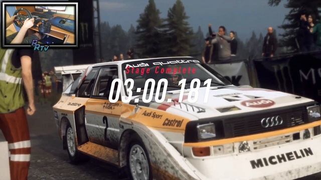 Dirt Rally 2.0 | Audi Quattro S1 Group B | Logitech g29 Wheelcam смотреть онлайн