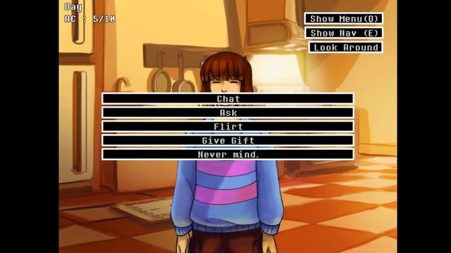 InLove An Undertale Dating Sim Complete Frisk смотреть онлайн