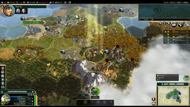 Civ 5 Multiplayer Challenge Part 5: Happy Birthday Sjesus смотреть онлайн