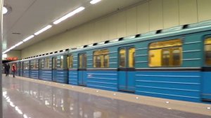 Электропоезда 81-717/714.5 и 81-710 «ЕЖ-3» станция Котельники