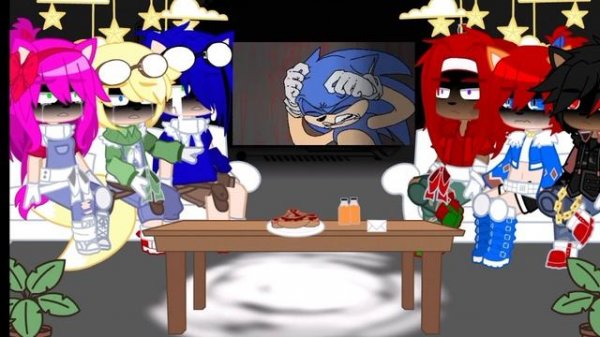 Sonic character react to Sonic.exe meme||Rus/Eng/Esp