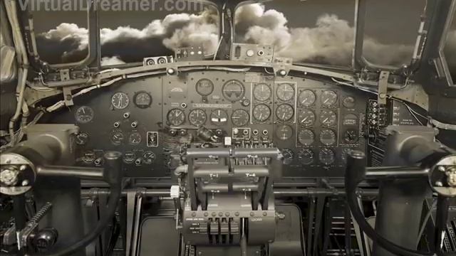 B-17 Bomber Sound for Sleeping : 2 Hour Long Prop Airplane Audio смотреть онлайн