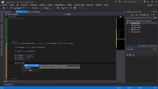 Curso VB.net | List y Foreach - 20 - Tutoriales y mas; смотреть онлайн