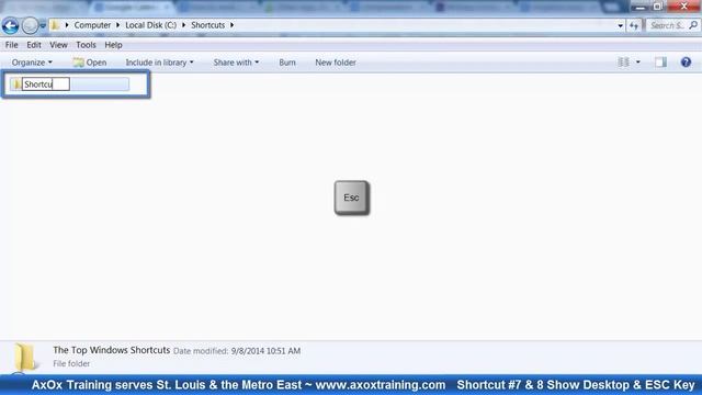 Top Windows Keyboard Shortcut #7 & 8: Show Desktop and the Escape Key смотреть онлайн