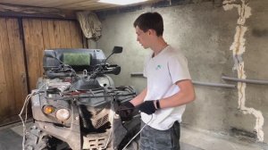 замена троса лебедки stels leopard