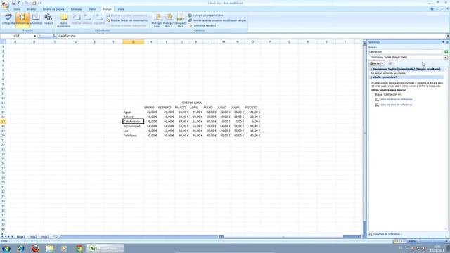 Sinónimos en una Hoja de Excel смотреть онлайн