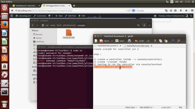 using cronjob in yii 2 смотреть онлайн